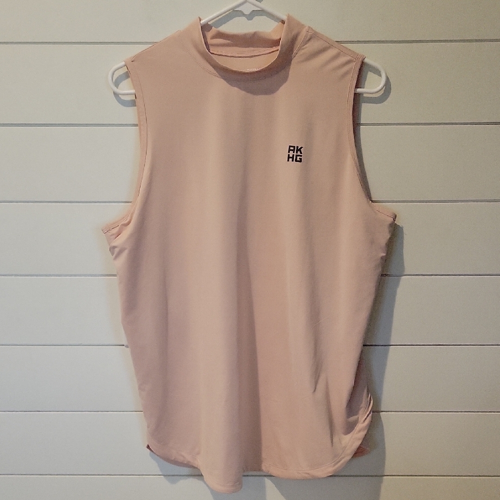ALASKAN HARDGEAR BY DULUTH TRADING UPF50+ BURN OFF SUN TANK  LARGE  PINK/PEACH